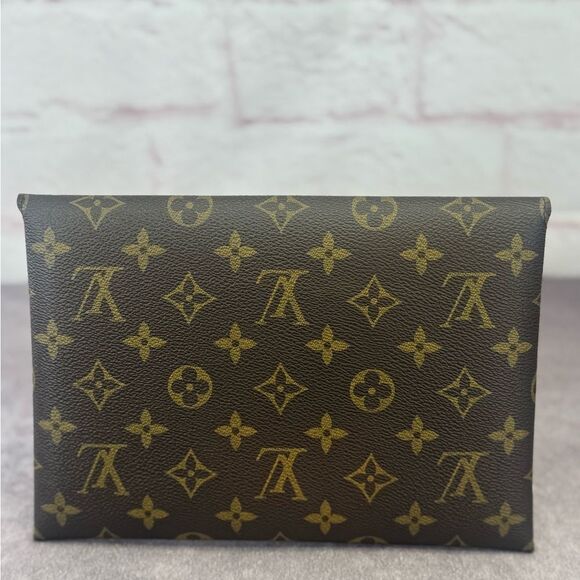 Louis Vuitton Kirigami Brown Ballerine Pink Large Monogram Clutch - Picture 3 of 10